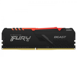 Kingston Fury Beast RGB 8Gb DDR4 3200Mhz CL16 KF432C16BBA/8 Desktop Gaming RAM
