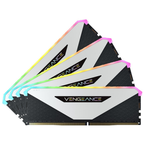Corsair CMN32GX4M4Z3200C16W 32GB (4x8GB) DDR4 3200 MHz C16 VENGEANCE RGB RT WHITE SOGUTUCULU DIMM BELLEK