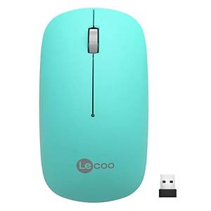 Lenovo Lecoo WS214-T USB Optik Kablosuz Turkuaz Mouse