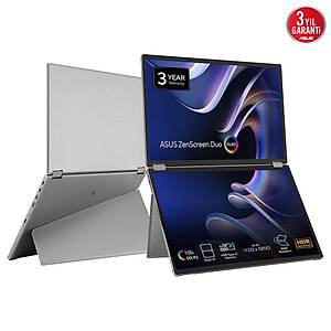 Asus ZenScreen Duo Oled MQ149CD 14 in� 60Hz 1ms WUXGA Ta��nabilir Monit�r