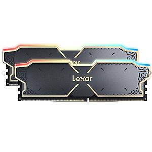Lexar Thor RGB LD5U16G60C38BG-RGD 32 GB (2x16 GB) 6000 MHz CL38 Intel XMP 3.0 - AMD Expo DDR5 Heatsink Siyah RAM