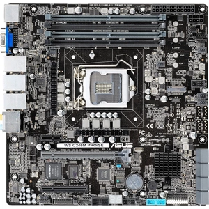 Asus WS C246M Pro/Se Intel C246 LGA1151 DDR4 2666 DP HDMI VGA M2 USB3.1 2 Adet Lan+ Y�netim Portu Matx Anakart