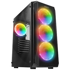 Everest X-Racer 600W Peak 4x12mm Rgb Mid Tower gaming Kasa