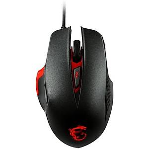 Msi GG Interceptor DS300 Gaming Mouse 8.200 DPI Laser Sens�r RGB Led �rgu Kablo Alt�n Kaplama USB Ba�lant� Oyuncu Mouse