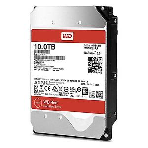 Western Digital Red 3.5 Sata III 6Gb/s 10TB 256MB 7/24 Nas WD101EFAX HDD & Harddisk
