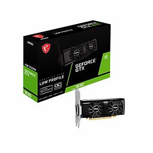 Ms� Vga Geforce Gtx 1630 4gt Lp Oc Gtx1630 4gb Gddr5 128b Dx12 Pc�e 3.0 X16 (1xdv� 1xhdm�) GTX 1630 4GT LP OC