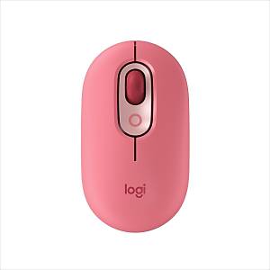 Logitech Pop Kablosuz Mouse Emojili - K�rm�z� & Pembe 910-006548