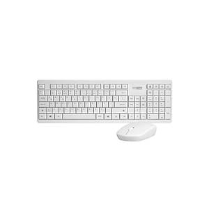 Altec Lansing ALBC6314 Beyaz 2.4GHz 1200DPI Mouse T�rk�e Q Kablosuz Klavye + Mouse Set