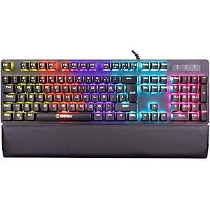 Everest KB-GX7 BLUESKY 21 I��k Efektli BLUE SWITCH Bilek Destekli Mekanik Gaming Oyuncu Klavyesi