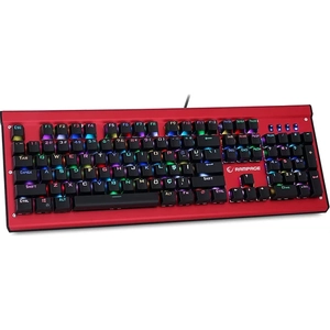 Rampage KB-R19 Manly K�rm�z� USB RGB Ayd�nlatmal� Q Mekanik Oyuncu Klavye