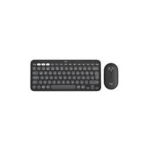 Logitech 920-012245 Grafit Pebble 2 Combo �oklu Sessiz Kablosuz T�rk�e Q Klavye Mouse Seti
