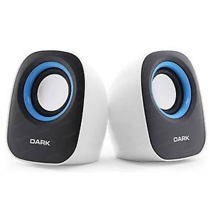 Dark DK-AC-SP100 1+1 Multimedya USB Speaker Beyaz