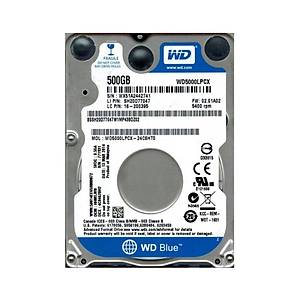 Western Digital Blue 2.5 500GB 16MB Sata 6 Gb/s 5400 RPM 7mm WD5000LPCX HDD & Harddisk