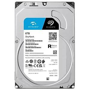 Seagate SkyHawk 6 tb 256 mb 7/24  5400Rpm  ST6000VX009 Harddisk
