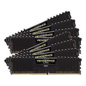 Corsair CMK256GX4M8E3200C16 256GB (8X32GB) DDR4 3200MHz CL16 Vengeance Black Lpx So�utuculu DIMM Bellek Ram
