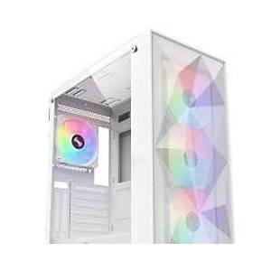 PowerBoost PB-P3509BW USB 3.0 ATX Mesh ARGB Fan Beyaz Kasa