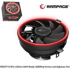 Rampage Frosty-R 120mm K�rm�z� Led CPU Fan