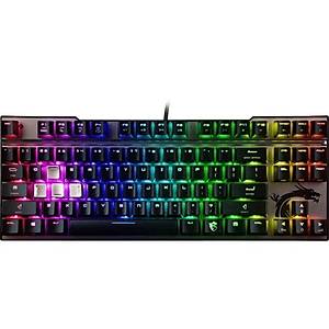 Msi Gg Vigor Gk70 Cr Us Gaming Keyboard Ger�ek Mekanik N-Key %100 Antighosting Al�minyum Cherry Mx Red �ngilizce Q Her Tu� 16 Milyon