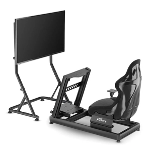 xDrive RGB Al�minyum Yar�� Sim�lat�r� Kokpiti ve F1 Koltu�u Bs01