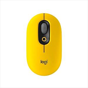 Logitech Pop Kablosuz Mouse Emojili - Sar� & Siyah 910-006546