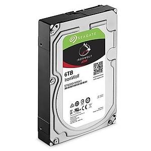 Seagate Ironwolf 3.5 6TB Sata 3.0 128MB 195MB/S RV Sens�r 7200RPM 180TB/Yil �� y�k� 7/24 Nas Disk ST6000VN0041 HDD & Harddisk
