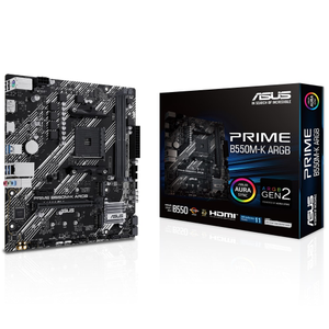 Asus Prime B550M-K ARGB AMD AM4 M2 DDR4 Micro ATX Anakart