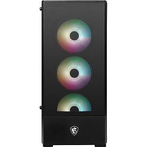 MSI MAG FORGE 112R Temperli Cam 3x120mm 1x120mm ARGB Fan ATX Gaming Bilgisayar Kasas�
