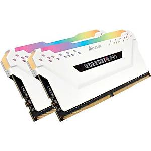 Corsair CMW16GX4M2D3600C18W 16GB (2X8GB) DDR4 3600MHz CL18 Vengeance Beyaz RGB Pro So�utuculu DIMM Bellek Ram