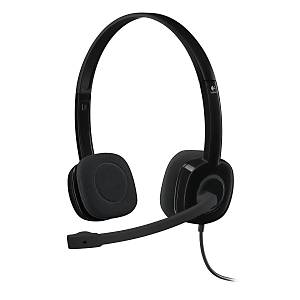 Logitech H151 Stereo Kulakl�k-Siyah 981-000589