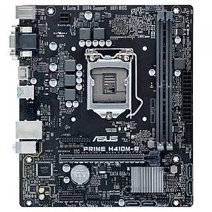 Asus Prime H410M-R-SI Intel H410 LGA1200 DDR4 2933 HDMI VGA M2 USB3.2 Com mATX 64GB Ram Deste�i Anakart