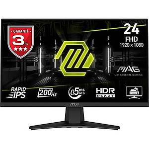 MSI Mag 242F Flat 23.8 Rap�d IPS 200HZ 0.5ms  Freesync  Gaming Monit�r