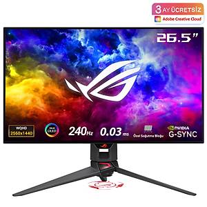 Asus ROG Swift OLED PG27AQDM 27 0.03ms 2K Pivot 240Hz Oyuncu Monit�r�