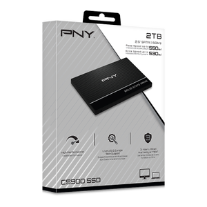 PNY CS900 2TB SSD7CS900-2TB-RB 550/530MB/s 2,5 Sata SSD