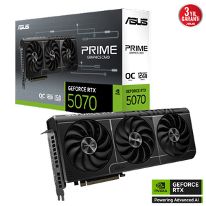 Asus Prime RTX 5070 OC 12Gb PRIME-RTX5070-O12G 192Bit GDDR7 Gaming Ekran Kart�