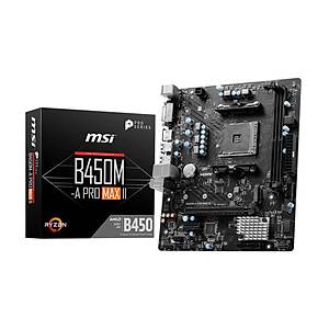 MSI MB B450M-A PRO MAX II AM4 DDR4  mATX Anakart