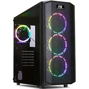 Powerboost X58RGB 650w 80+ USB 3.0 Mesh 6xRGB Fanl� Gaming Kasa