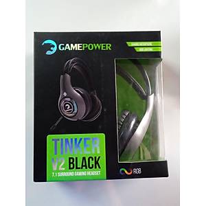 Gamepower Tinker V2 RGB Siyah Titre�imli 7.1 Oyuncu Kulakl�k (OUTLET)