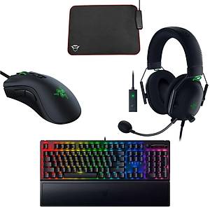Razer BlackWidow V3 Mekanik Kablolu Oyuncu Ekipman Seti-1 (Blackshark - Deathadder - Gxt765)