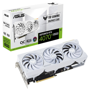 Asus Tuf RTX 4070 Ti Super TUF-RTX4070TIS-O16G-WHITE-GAMING 16GB 256Bit GDDR6X White OC Edition Gaming Ekran Kart�