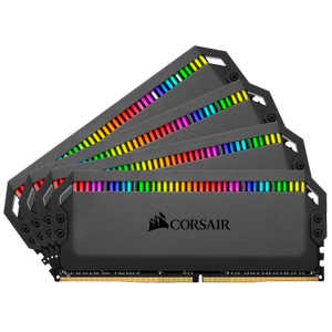 Corsair CMT32GX4M4K4000C19 32GB (4X8GB) DDR4 4000MHz CL19 Dominator Platinum RGB So�utuculu Siyah DIMM Bellek Ram