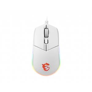 Msi GG Clutch GM11 5.000 Dpi Rgb Led Mystic Light White Gaming Mouse