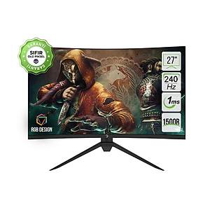 Gamepower Intense X40 27�n� RGB 1MS 240Hz Curved Gaming Monit�r