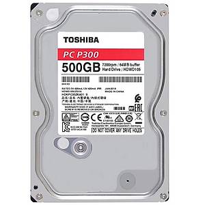 Toshiba 3.5 P300 500GB  7200RPM HDWD105UZSVA HDD & Harddisk