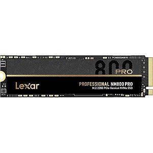Lexar NM800P 1TB PRO LNM800P001T-RNNNG GEN4X4 M.2 NVMe 7500-6300Mb/s SSD