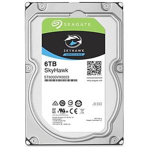 Seagate Skyhawk 3.5 6TB Sata 3.0 256MB 195MB/S RV Sens�r 7200RPM 64HD Kamera 180TB/Yil I� Y�k� 7/24 G�venlik Disk  ST6000VX0023 HDD & Harddisk