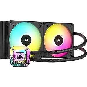 Corsair �cue H115� Elite CW-9060069-WW XT 280mm 2 X AF140 RGB S�YAH Fan S�v� ��lemci So�utucusu