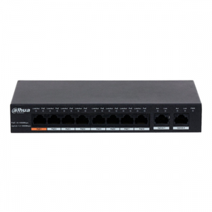 Dahua PFS3010-8GT-96 8 Port GigaBit 8 Port PoE 96W +2 Port GigaBit Uplink Y�netilemez Masa�st� Switch