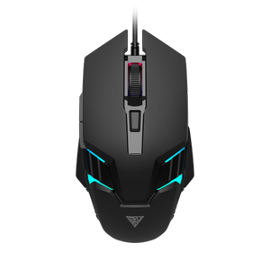Gamdias Aura GS4 �ok Renkli Ayd�nlatma USB Kablolu 6 Tu�lu Gaming Mouse 3600DPI Siyah