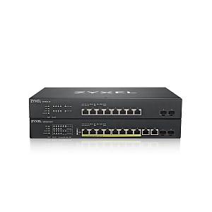 Zyxel Nebula XS1930-12HP 8 Port Multi-Gigabit Smart Managed Hybrid UPoE Switch (375 Watt)