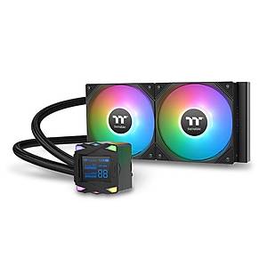 Thermaltake LA240-S LCD g�stergeli ARGB 240mm �ntel 1851/ AM5 Uyumlu S�v� So�utucu